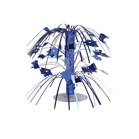 CREATIVE CONVERTING Blue Mortarboard Graduation Centerpiece, 8.5", 12PK 263009